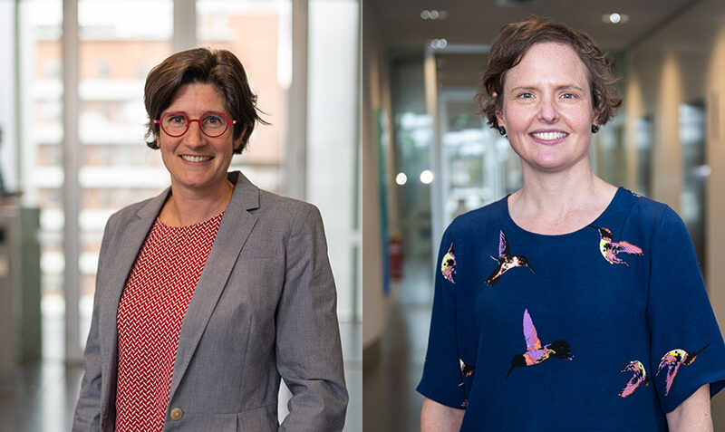 Professor Marie-Liesse Asselin-Labat and Associate Professor Joanna Groom